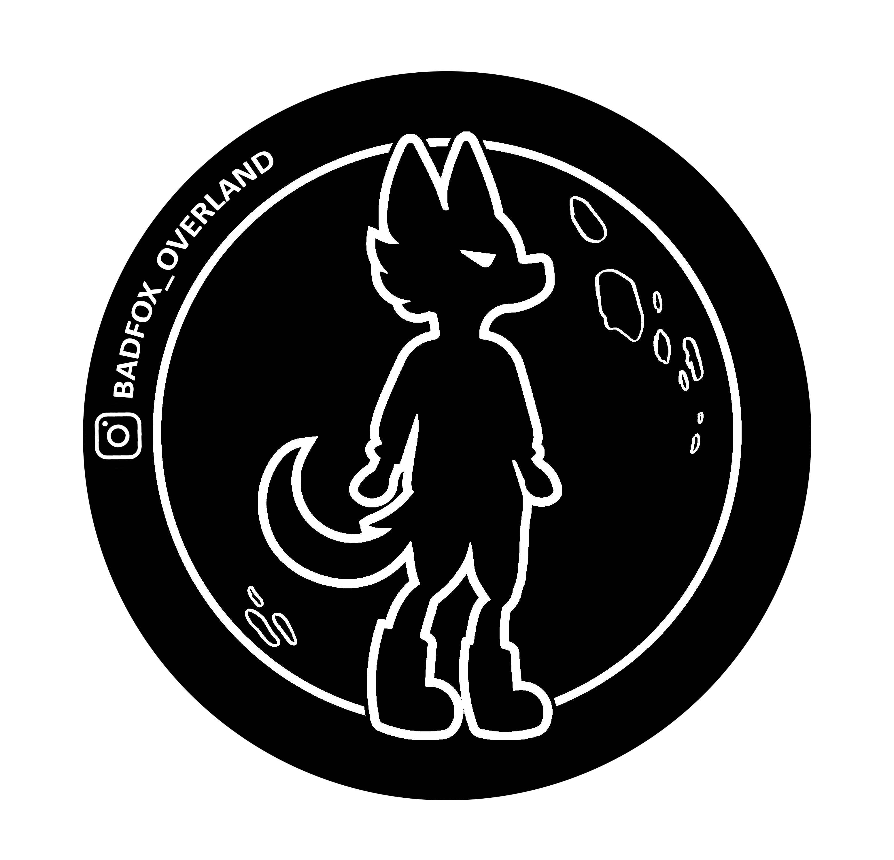 Autocollants Badfox Outfitters