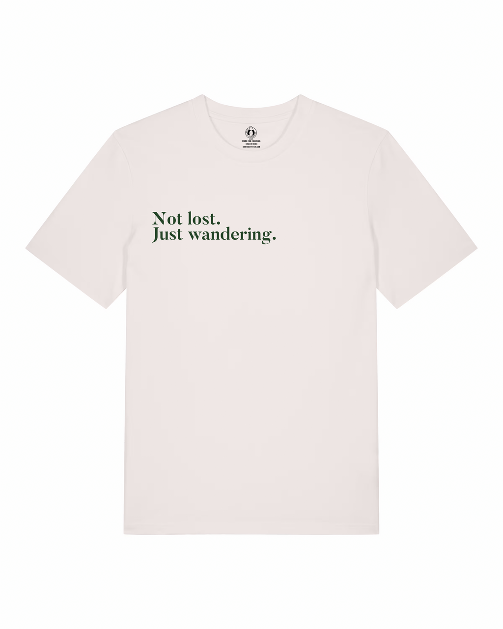 T-shirt à manches courtes "Not Lost, just Wandering"