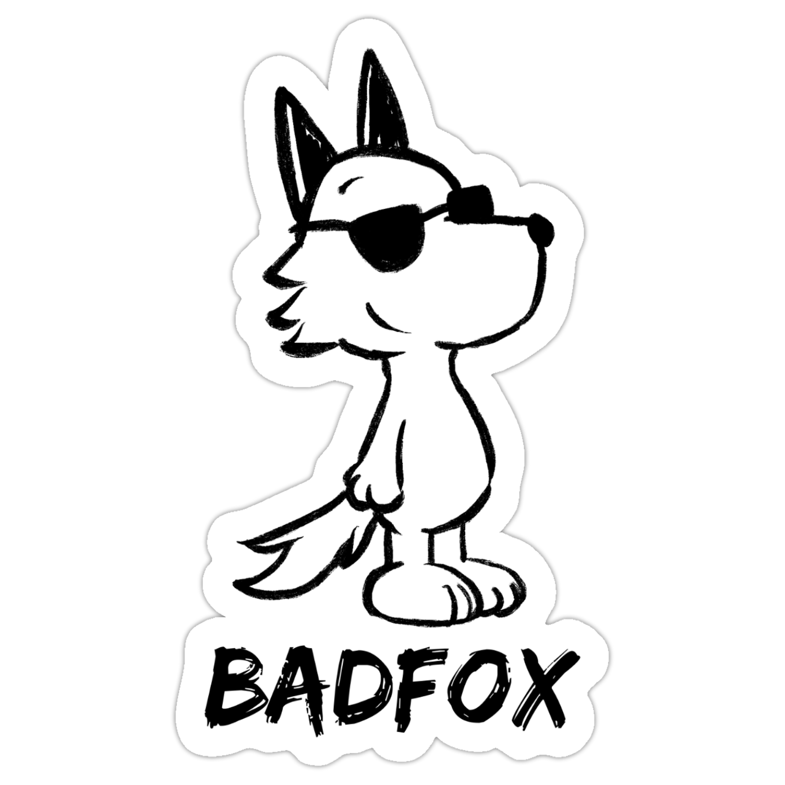 Autocollants Badfox Outfitters